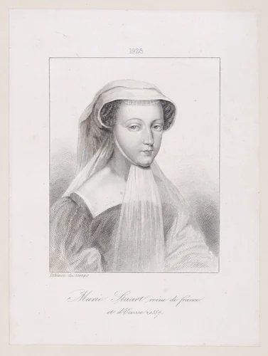 Mary, Queen of Scots by Mary, Queen of Scots, print, 1700-1799