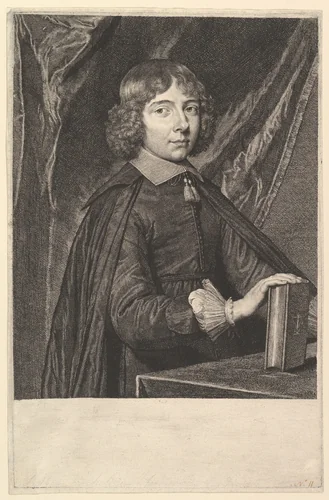 Amador Jean-Baptiste de Vignerod, abbe de Richelieu by Jean Morin, print, 1605-1650