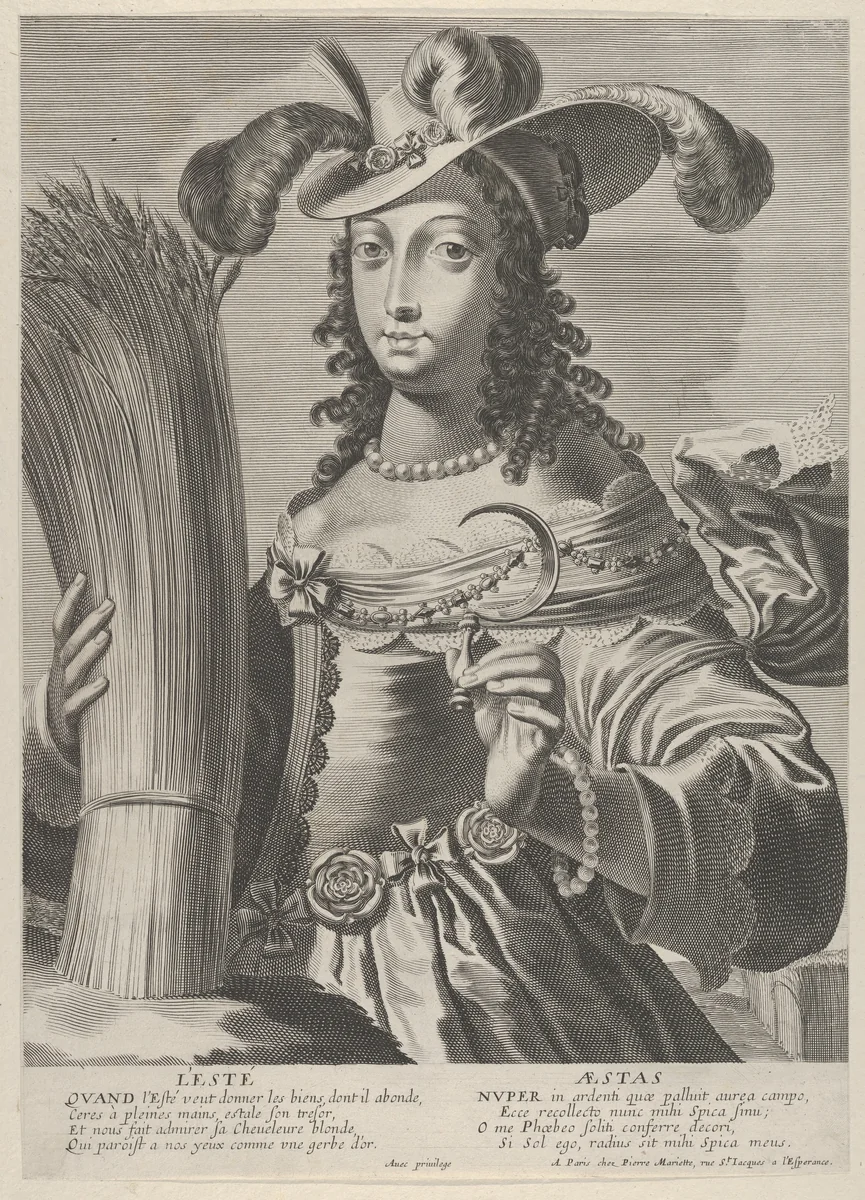 Summer by Grégoire Huret, print, 1620-1670