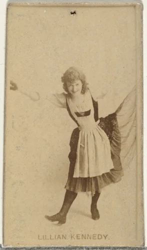Lillian Kennedy, from the Actors and Actresses series (N145-8) issued by Duke Sons & Co. to promote Duke Cigarettes by W. Duke, Sons & Co., photograph, 1890-1895