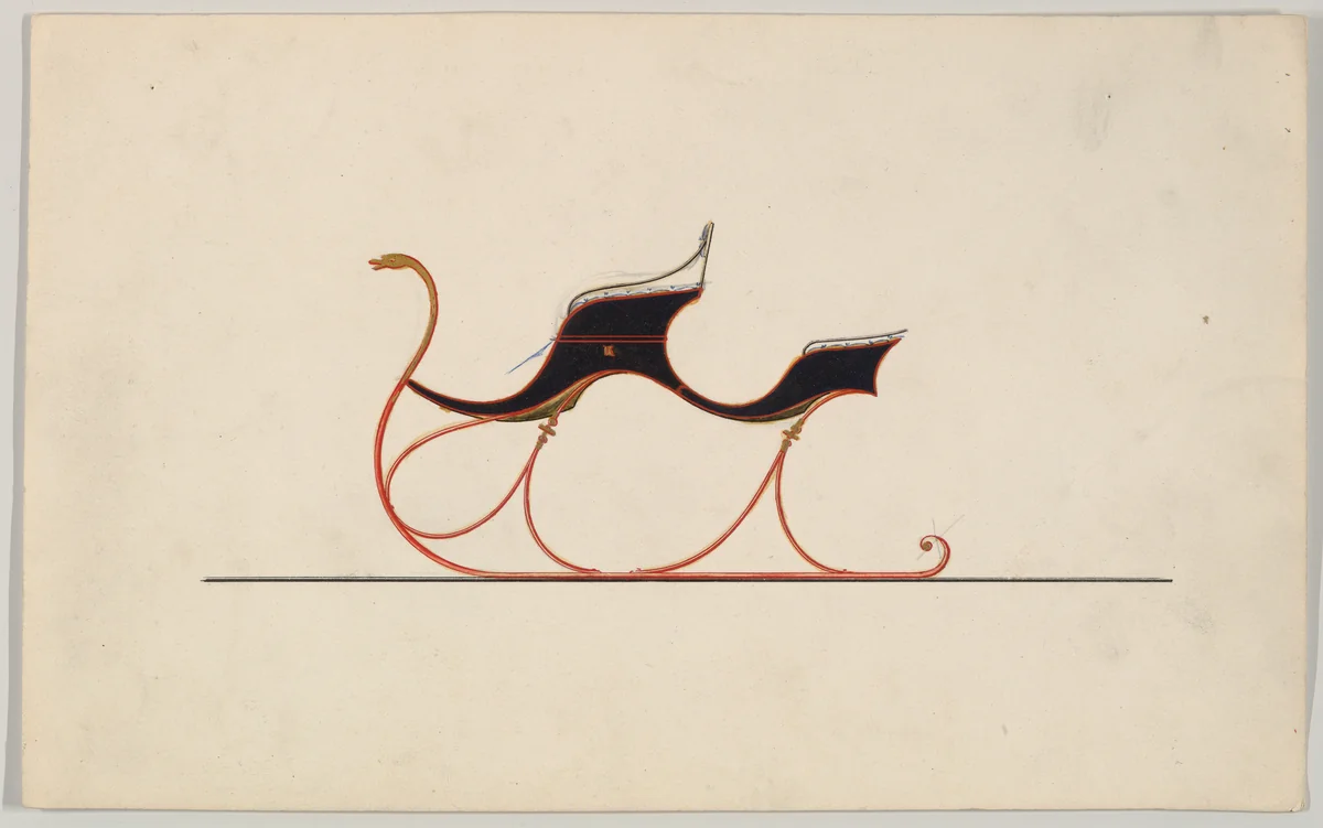 Cutter (unnumbered) by Brewster & Co., drawing, 1865-1875