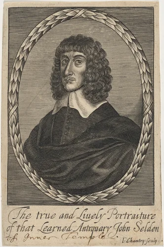 John Selden, Jurist and Antiquary by John Chantry, print, 1661