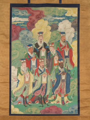 Seven Heavenly Emperors by Unidentified Artist, painting, 1368-1911