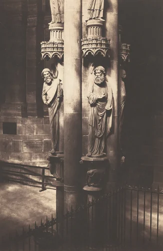 Pillar of Angels, Strasbourg Cathedral by Charles David Winter, photograph, 1858