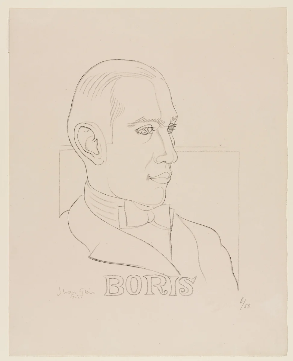 Boris by Juan Gris, print, 1921