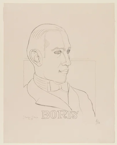 Boris by Juan Gris, print, 1921