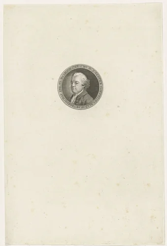 Portret van Daniël Jacobus Canter Camerling by Abraham Jacobsz. Hulk, print, 1787