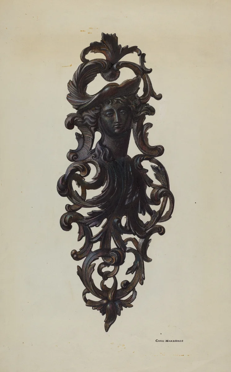 Match Holder by Chris Makrenos, index of american design, 1939