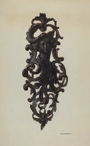 Match Holder by Chris Makrenos, index of american design, 1939