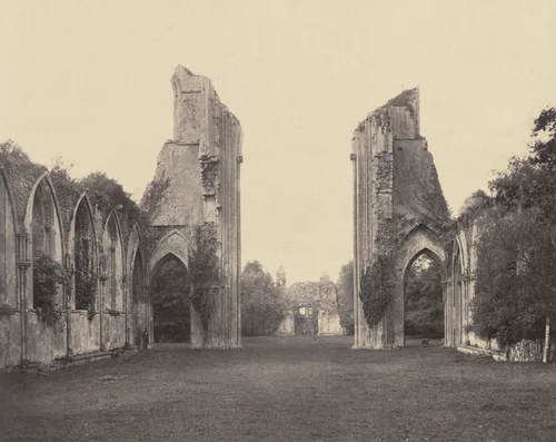 Ruins of Glastonbury Abbey by Roger Fenton, photograph, 1855