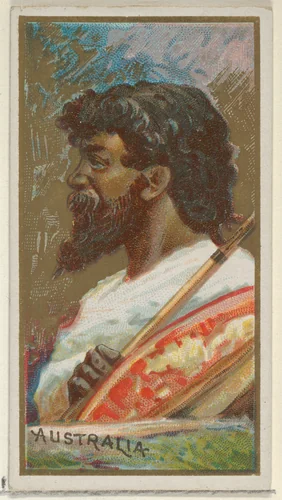Australia, from the Types of All Nations series (N24) for Allen & Ginter Cigarettes by Allen & Ginter, print, 1889