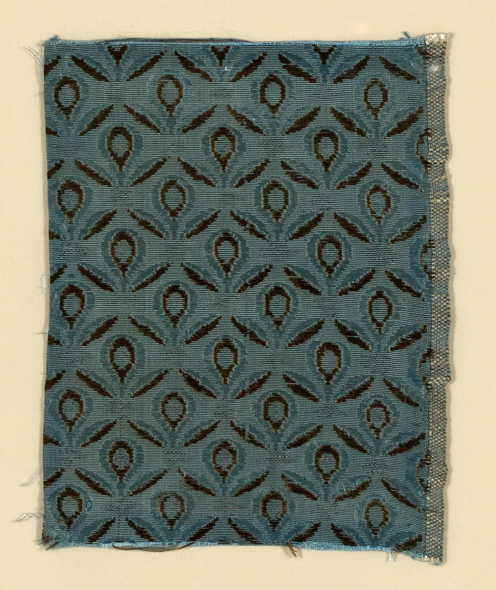 Fragment by Spain, textile, 1775-1800