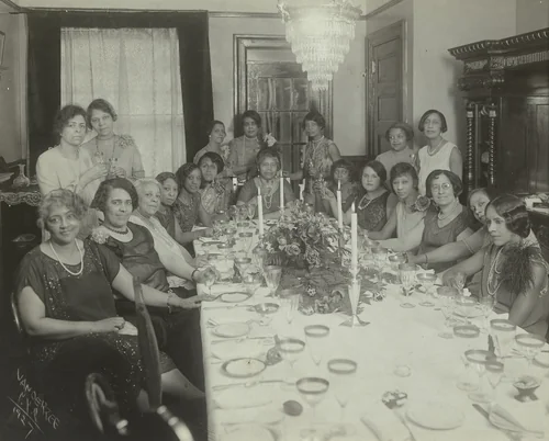 Harlem Society Tea by James Van Der Zee, photograph, 1927