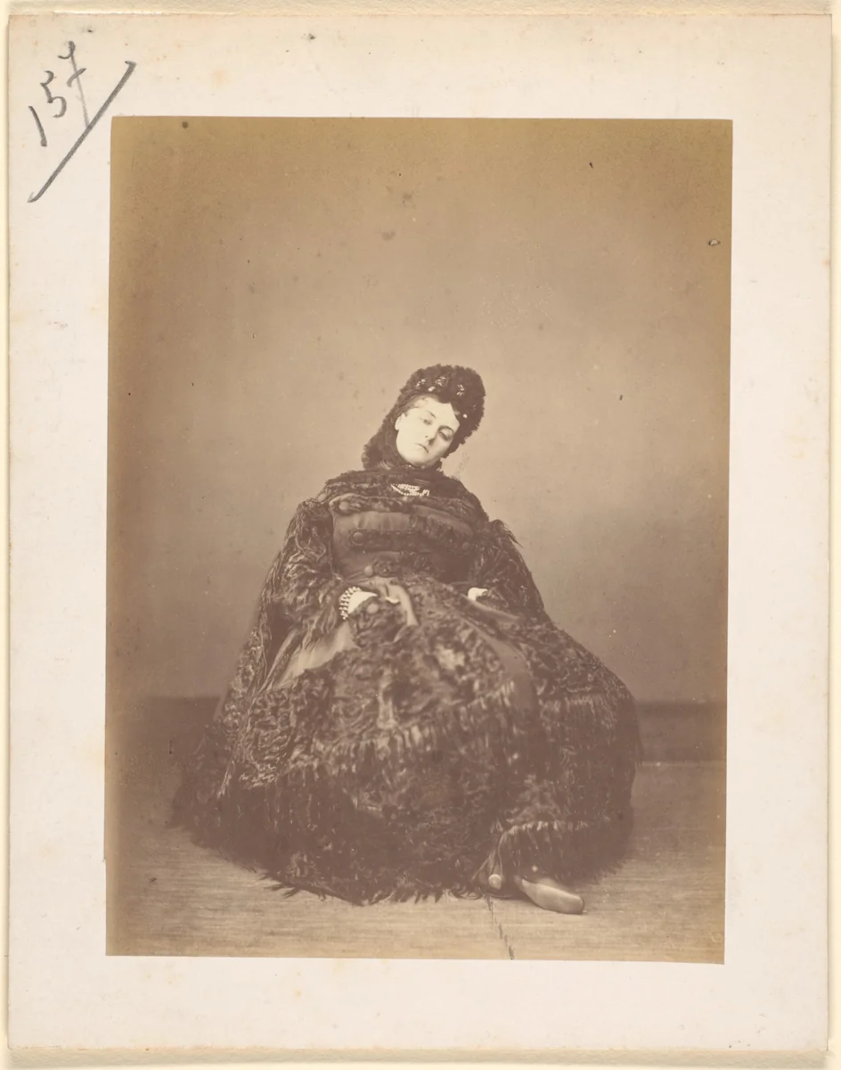 Le Caracul (L'Astrakhan) by Pierre-Louis Pierson, photograph, 1860-1869