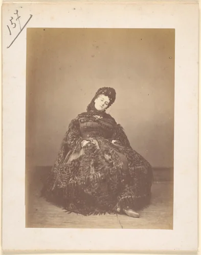 Le Caracul (L'Astrakhan) by Pierre-Louis Pierson, photograph, 1860-1869