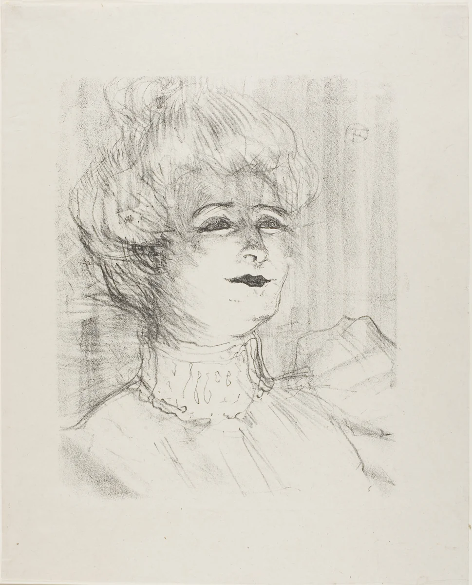 Marie-Louise Marsy, from Treize Lithographies by Henri de Toulouse-Lautrec, print, 1898