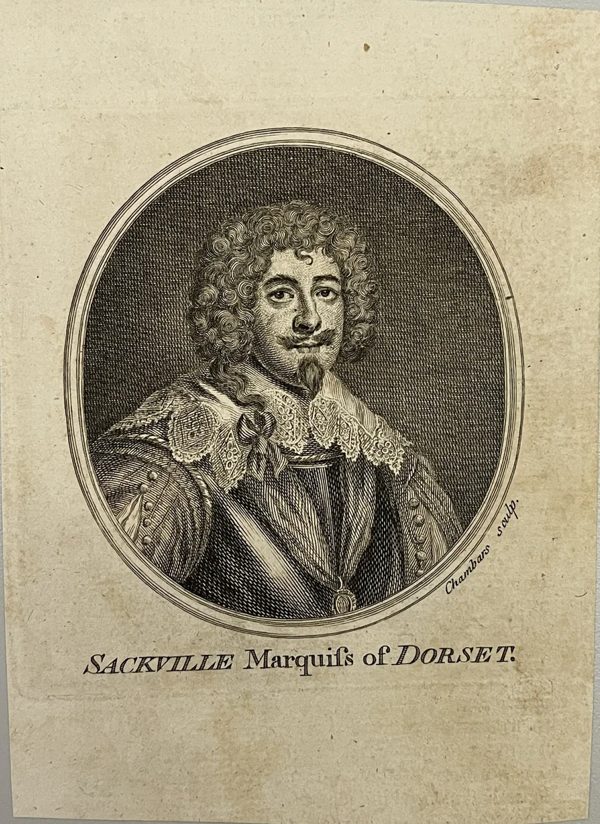 Sackville, Marquiss of Dorset by Thomas Chambars, other, 1744-1789