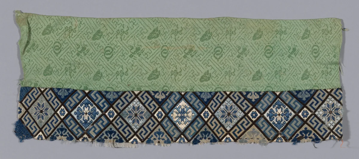 Band (from Woman's Trousers or Robe) by China, textile, 1875-1900