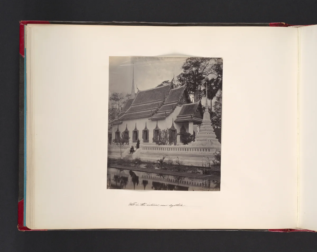 Wat in the Interior, near Ayuthia by John Thomson, photograph, 1865