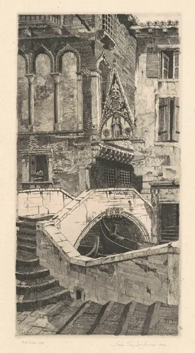 Porta del Paradiso, Venezia by John Taylor Arms, print, 1930