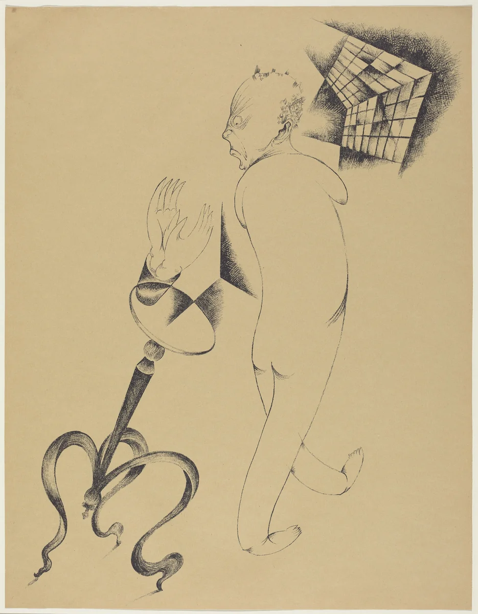 Hällucinationen (Hallucinations) by Heinrich Hoerle, portfolio, 1920