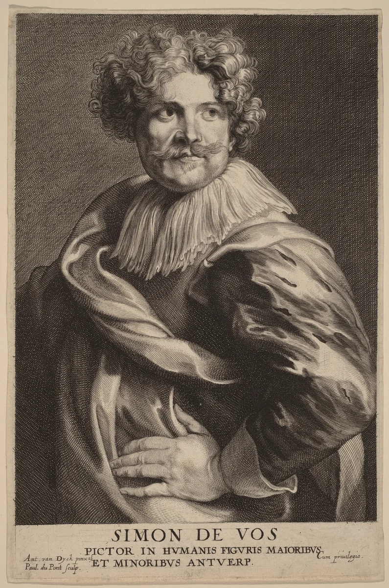 Simon de Vos by Paulus Pontius
Sir Anthony van Dyck, print, 1626-1641