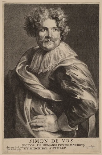 Simon de Vos by Paulus Pontius
Sir Anthony van Dyck, print, 1626-1641