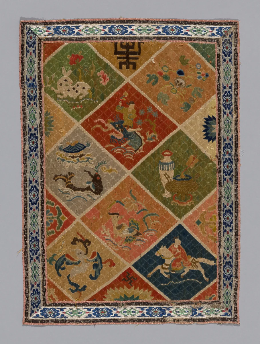 Panel (Dress Fabric) by Han-Chinese, textile, 1875-1900