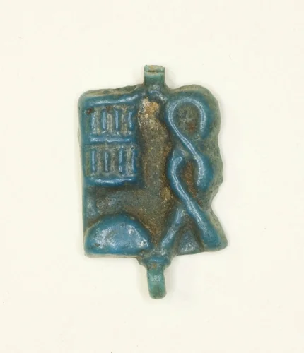 Plaque Amulet with the Name of the God Ptah by Egyptian, metalwork, -1070--656