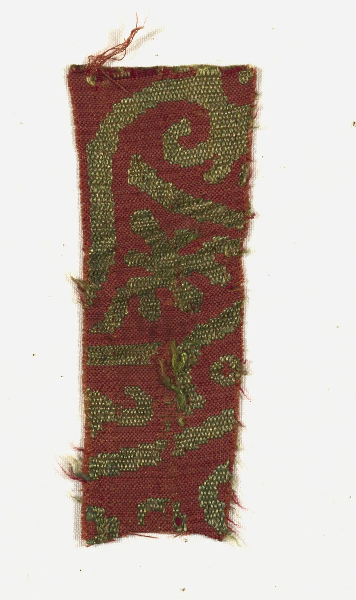Silk Fragment by Unknown, textile, 1200-1299