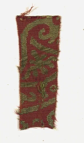 Silk Fragment by Unknown, textile, 1200-1299