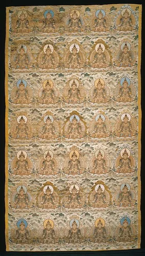 Thanka (Religious Picture) by Manchu China, textile, 1701-1800