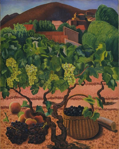 Untitled (Landscape) by Auguste Herbin, painting, 1924