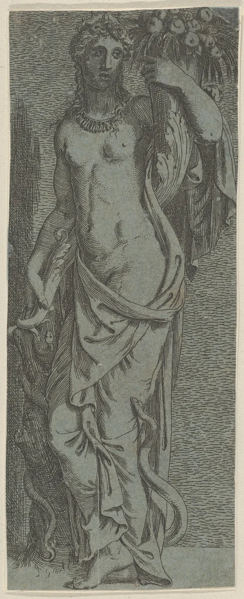Summer by Battista Angolo del Moro, print, 1530-1573