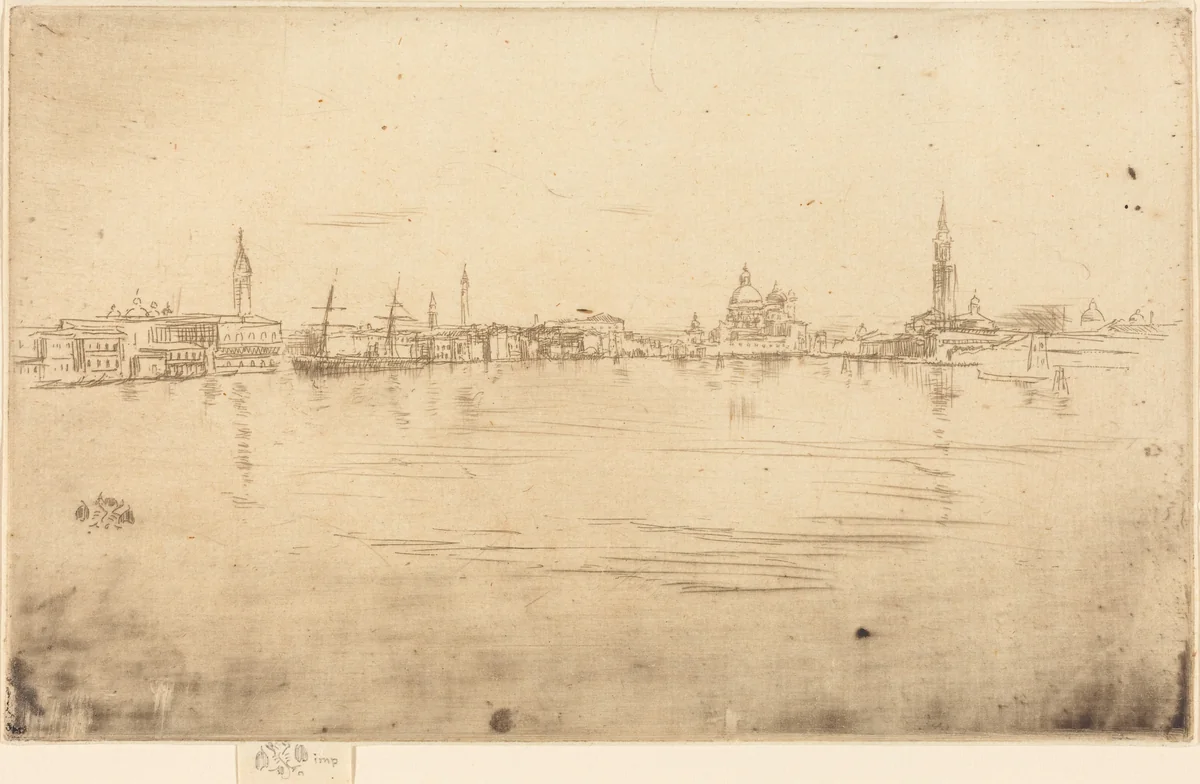 Salute Dawn by James McNeill Whistler, print, 1879-1880