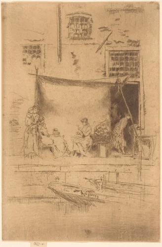 Fruit-Stall by James McNeill Whistler, print, 1880