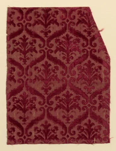 Fragment by Italy, textile, 1625-1650