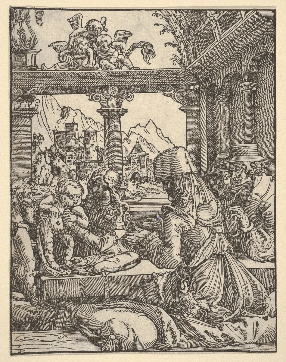 The Holy Kinship by Albrecht Altdorfer, print, 1500-1538