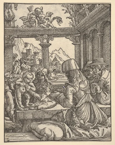 The Holy Kinship by Albrecht Altdorfer, print, 1500-1538