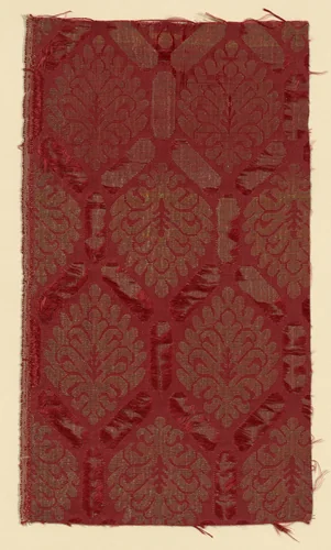 Fragment by Italy, textile, 1625-1675