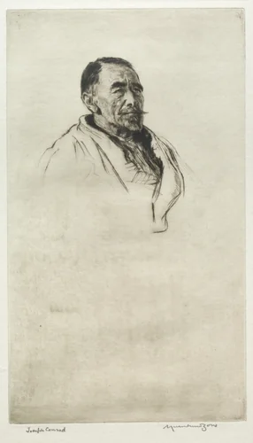 Arthur Joseph Conrad by Muirhead Bone, print