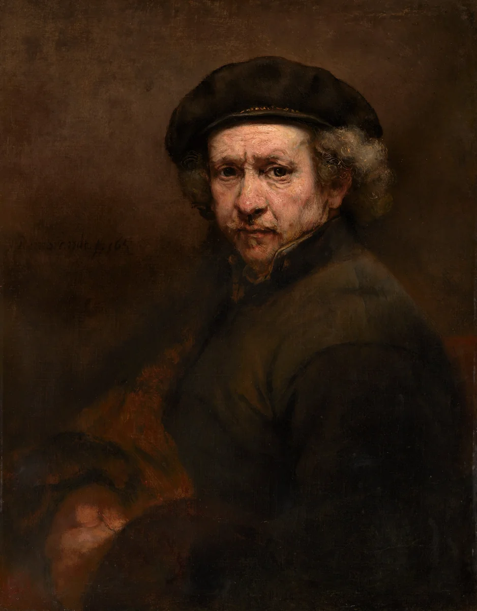Self-Portrait by Rembrandt van Rijn, painting, 1659
