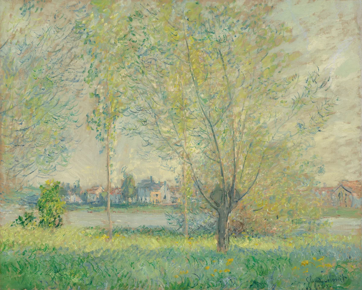 The Willows by Claude Monet, painting, 1880