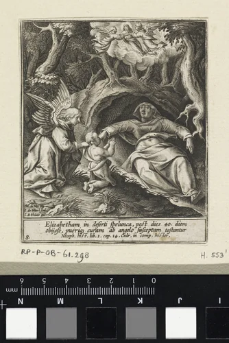 Dood van Elisabet by Jacob de Weert, print, 1580-1600