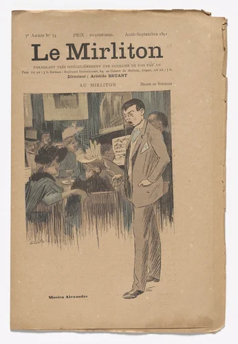 Le Mirliton, no. 74 by Théophile-Alexandre Steinlen, periodical, 1891