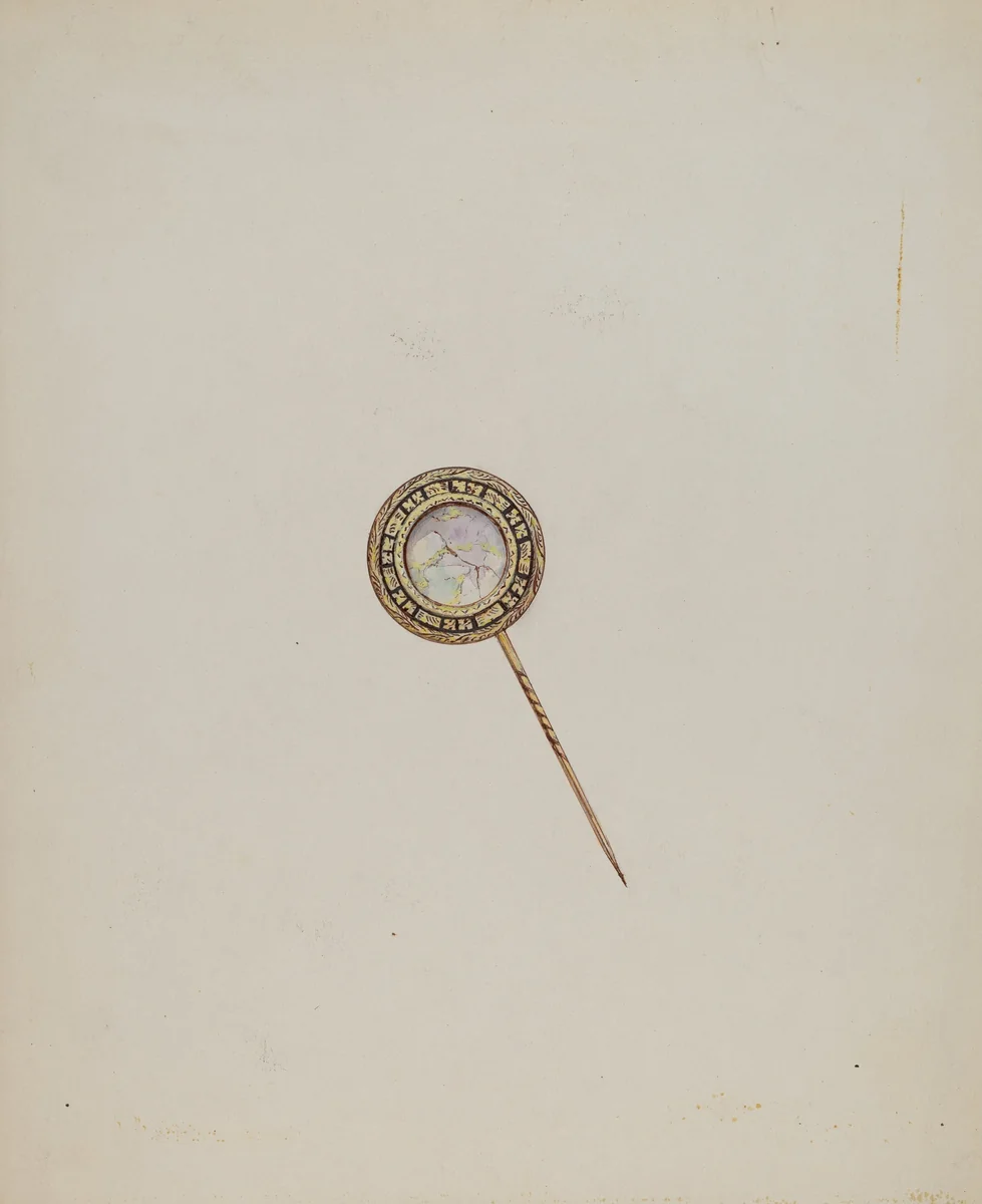 Stick Pin by George Seideneck, index of american design, 1937