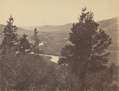 Plate 14. Valley of the Great Laramie, from the Mountains by Andrew Joseph Russell, photograph, 1869
