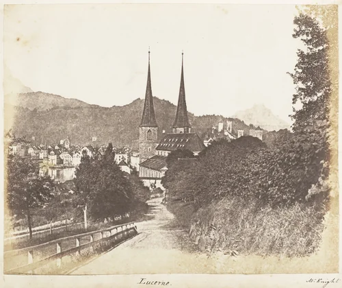 Lucerne by James Knight, photograph, 1853-1856
