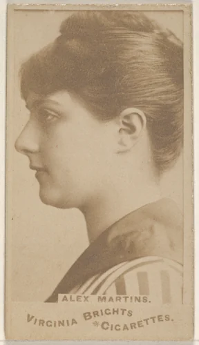 Alex Martins, from the Actors and Actresses series (N45, Type 1) for Virginia Brights Cigarettes by Allen & Ginter, photograph, 1885-1891