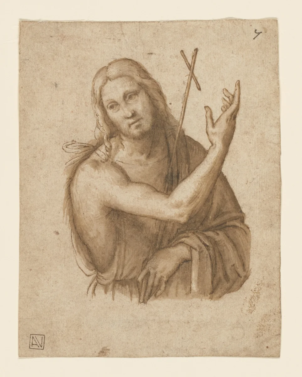 Saint John the Baptist by Francesco Francia, artwork, 1551-1599